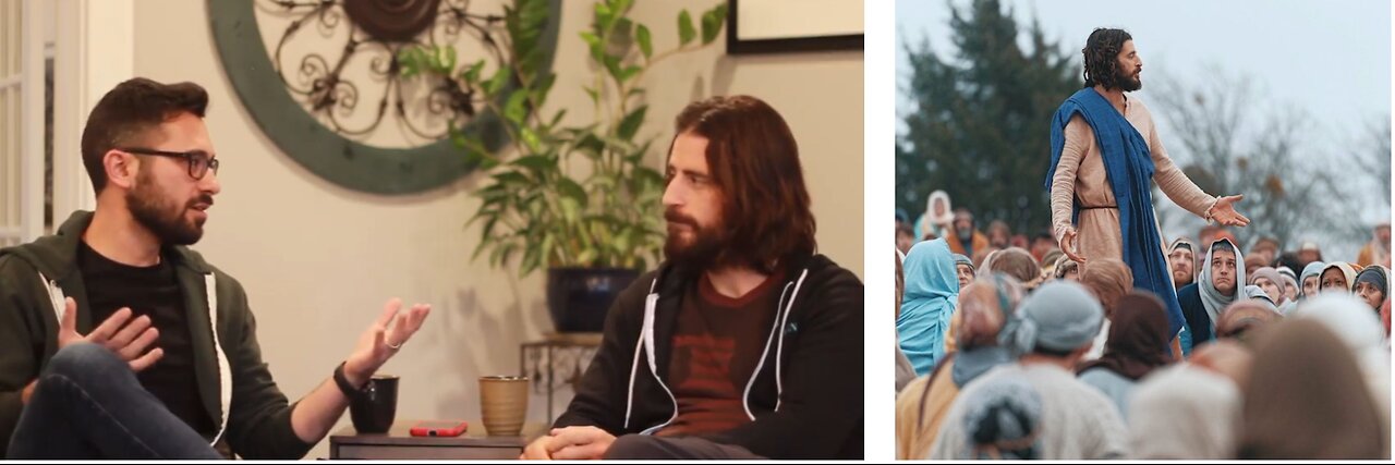 Jonathan Roumie gives an interview to Catholify speaking about the Sermon on the Mount- rare video