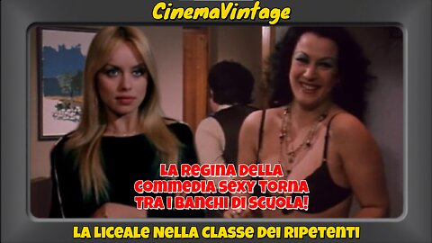 La liceale nella classe dei ripetenti – Commedia scolastica anni '70