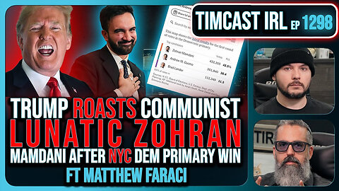 Trump ROASTS "Communist Lunatic" Zohran Mamdani after NYC Dem Primary Win