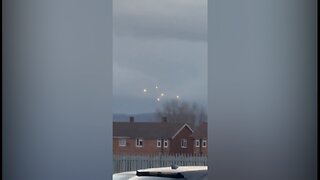 Curious Cluster of UFOs Filmed in England