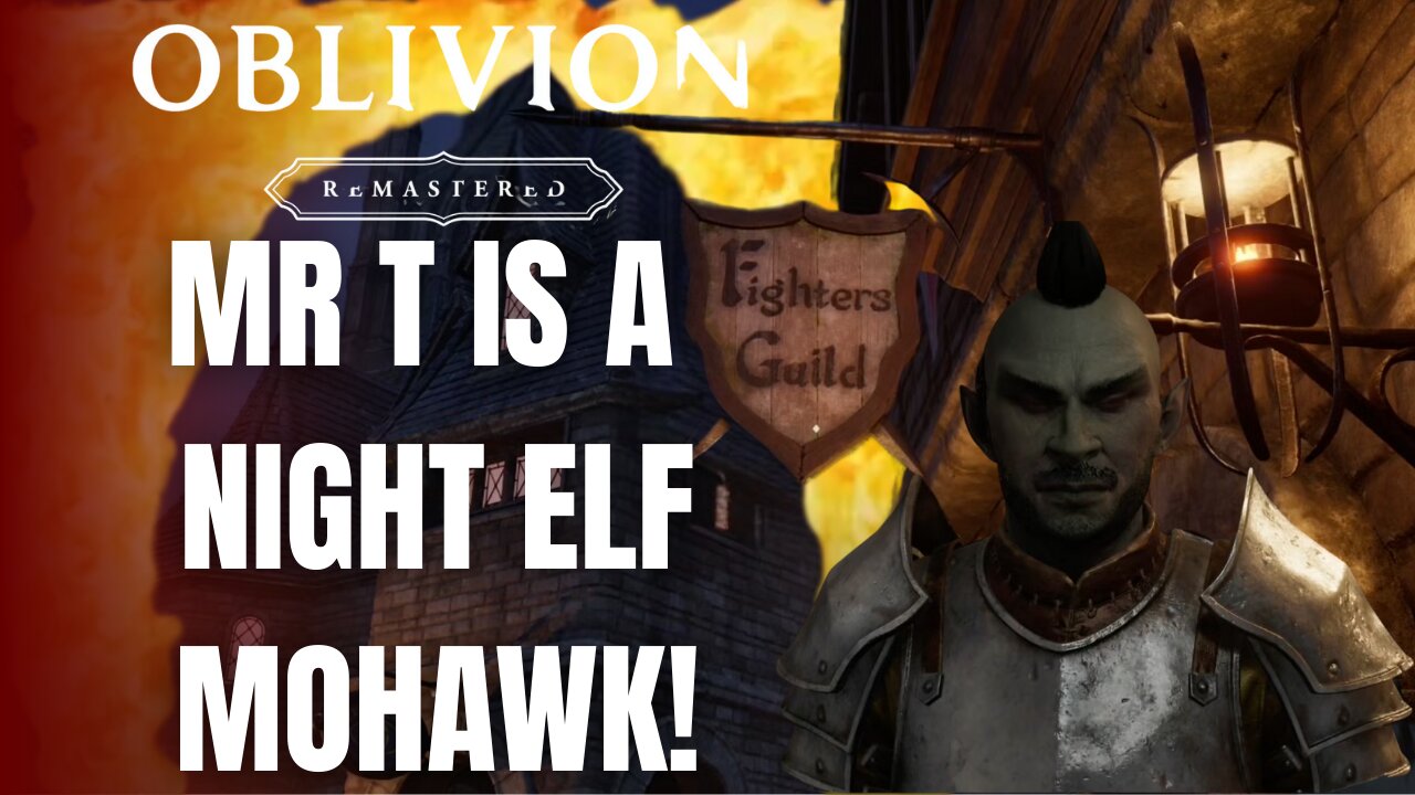BEING TRAINED BY MR T - Oblivion Remastered