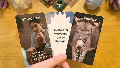 I'M SO SORRY FOR TESTING YOU! 😢 I'M ASHAMED OF MYSELF (COLLECTIVE LOVE TAROT READING) 💜 #love #tarot
