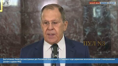Sergej Lavrov prohlásil, že celá Evropa znovu stojí pod praporem nacismu proti Rusku!