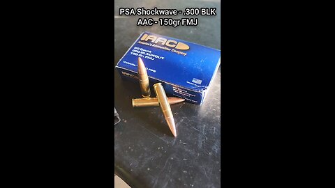 [Chrono] (.300 BLK) PSA Shockwave - AAC 150gr FMJ