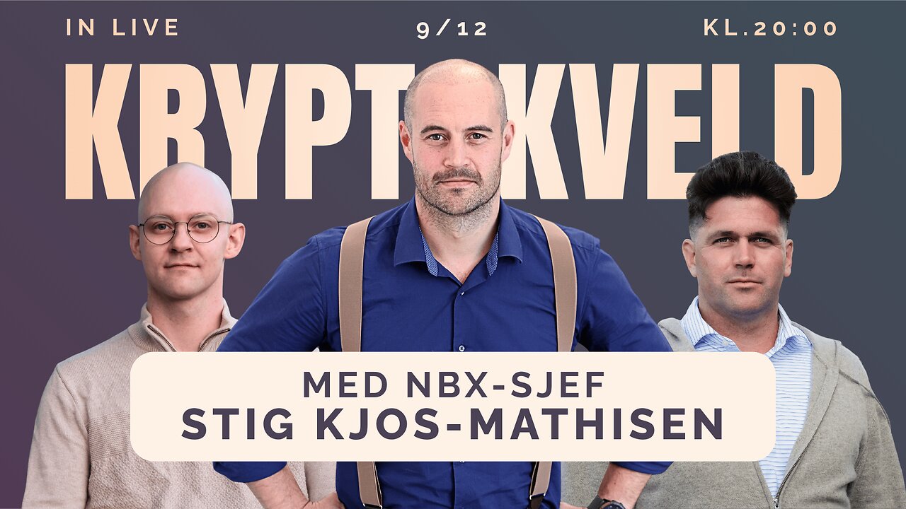 Kryptokveld med NBX-sjef Stig A. Kjos-Mathisen