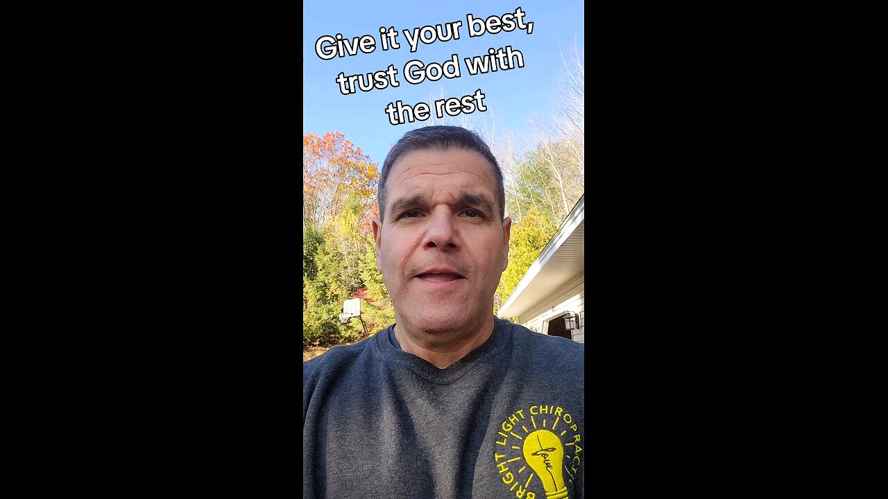 All you can do is all you can do.