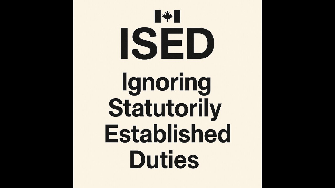 The ISED Canada Retaliation Files: The Fight for Truth - Part 3 - Inherent Defect in Invoking 6.1