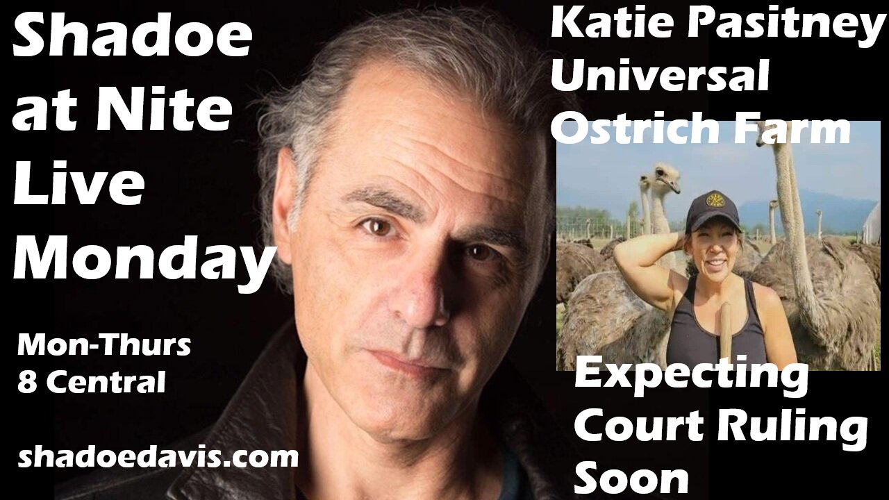 May 12th/2025- Katie Pasitney from Universal Ostrich Farms in BC joins the show!