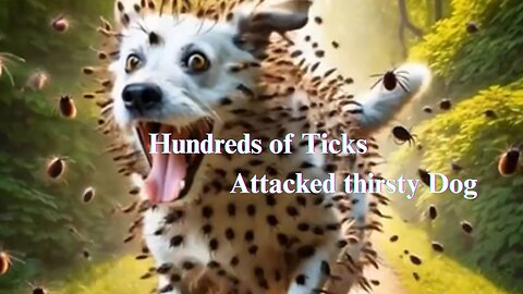 "🐶 Ticks Overwhelm Thirsty Dog – Shocking Rescue Mission 🩸💔"