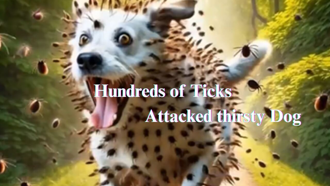 "🐶 Ticks Overwhelm Thirsty Dog – Shocking Rescue Mission 🩸💔"