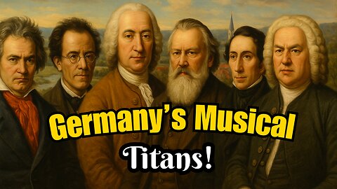 Germany’s Musical Titans– Beethoven, Mahler, Hasse, Brahms, Weber, Bach… And More!