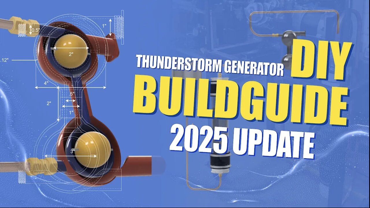 Thunderstorm Generator | UPDATED COMPLETE DIY BUILD GUIDE (2025) | Malcolm Bendall's Plasmoid Tech