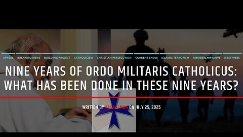 9 Years Of Ordo Militaris Catholicus: What Has Been Done So Far?