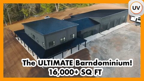 Modern Luxury Meets Country Living in 16,000 SQ FT Barndominium Tour | on UVueTV