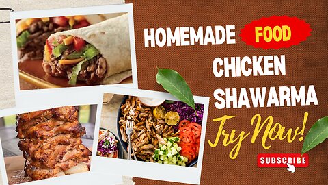 I don't know anything tastier than Homemade Chicken Shawarma! A dish known all over the world