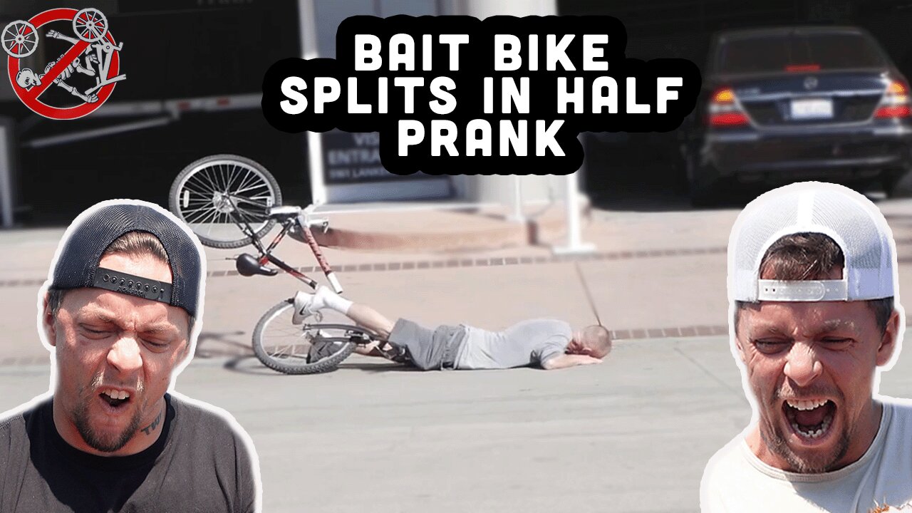 Bait Bike Pranks end in FACEPLANT!