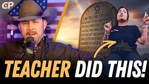 Teacher Records Herself Citing The 10 Commandments To Students: PROOF God Is MOVING In America!