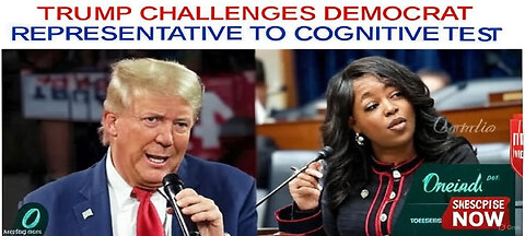 "Trump’s Bold Move: Challenges Crockett to Cognitive Test Showdown!"