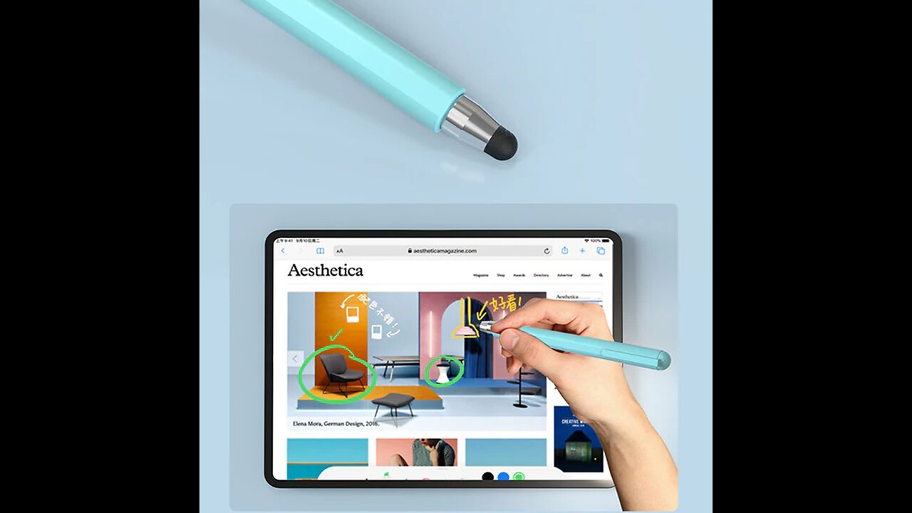 Retractable Touch Screen Pen