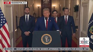 WATCH FULL: President Trump Addresses Nation Following U.S. Attack on Iran's Nuclear Sites - 6/21/25