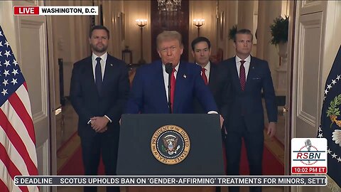 WATCH FULL: President Trump Addresses Nation Following U.S. Attack on Iran's Nuclear Sites - 6/21/25