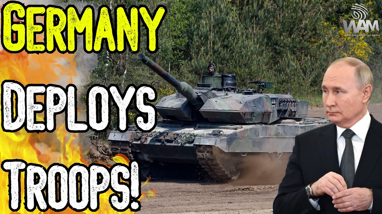 GERMANY DEPLOYS TROOPS! - NATO Warns Of War! - Trump Targets Mexico - Drone Strikes Imminent?