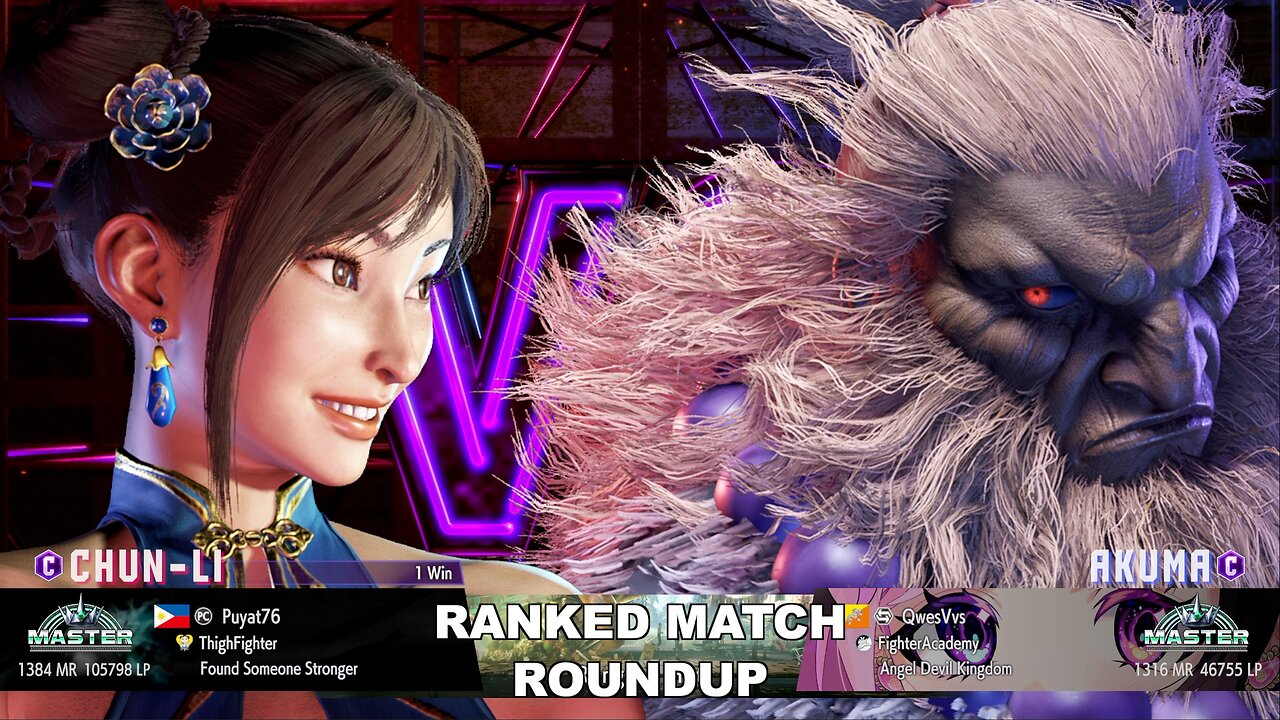 Kuya Kalbo SF6 Ranked Roundup. Chun Li Master Rank [Hori Fight Stick]