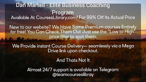 (CoursesLibrary.com)Dan Martell - Elite Business Coaching Program