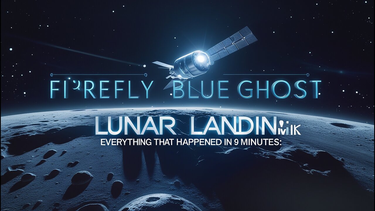 NASA's Firefly Blue Ghost Lunar Landing: Everything That Happened in 9 Minutes