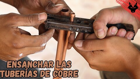 Ensanchar las tuberías de cobre