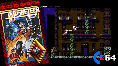 New C64 Game - Musketeer (Psytronik - 2025) - PAL 50fps