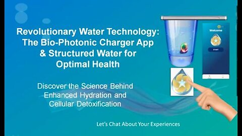 ⚡️⚡️⚡️The Bio-Photonic Charger Explained: Harmonize Your Body with EMF-Free, Bioavailable Water⚡️⚡️⚡️