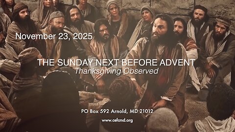 Cornerstone Free Church Worship Service - November 23, 2025