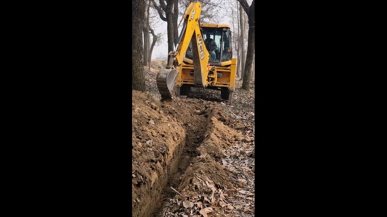 Jal Jeevan Mission |#JCB Laying Underground pipes