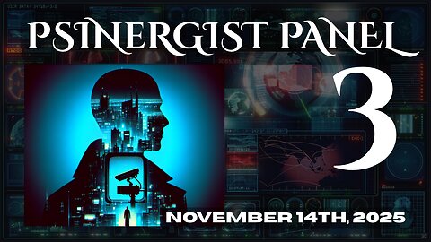 PSINERGIST PANEL 3 | Nov 14th, 2025 @ 6pm CT / 7pm ET