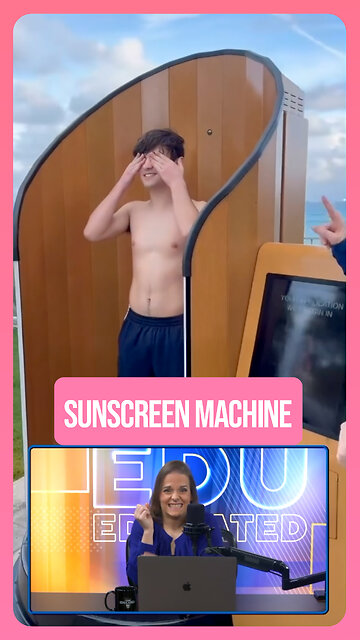☀️Would You Pay To Use A Sunscreen Machine?