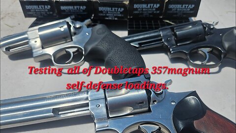 Testing the best 357magnum self-defense ammo.