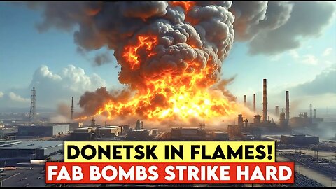 Donetsk Graveyard— NATO Weapons Burn Under Russian Glide Bomb Strikes!
