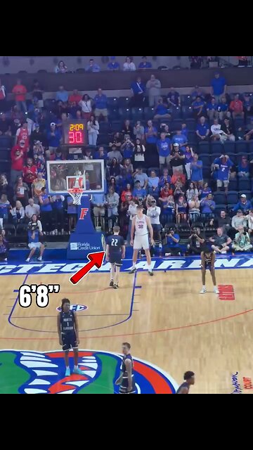 Florida Gators' 7'9" Freshman Olivier Rioux Debuts: Tallest in NCAA History, But Even Giants Miss