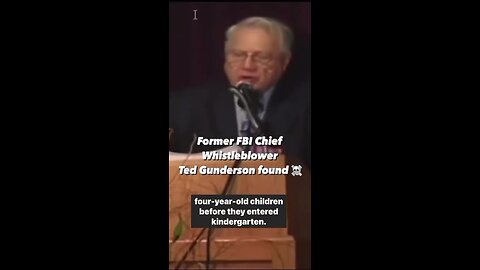 Ted Gunderson, former FBI Chief 1979 YouTube has erased him from existence.