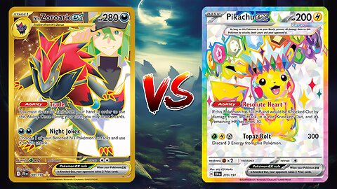 Pokemon TCG Live N's Zoroark EX VS Pikachu EX Iron Hands EX!!