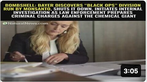 "Bayer Uncovers 'Black Ops' Division Operated by Monsanto"