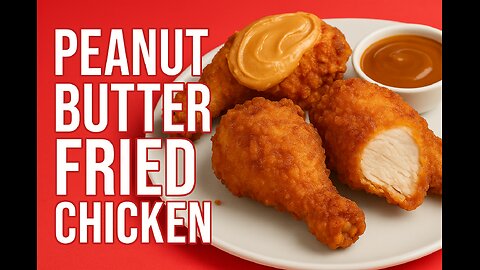 Peanut Butter Fried Chicken Hack 🍗🥜🔥