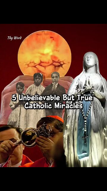5 UNBELIEVABLE MIRACLES #truth #jesus #mary #joseph #ihs #church #bible #christian #saints #trinity