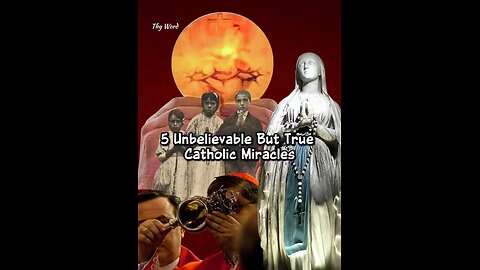 5 UNBELIEVABLE MIRACLES #truth #jesus #mary #joseph #ihs #church #bible #christian #saints #trinity