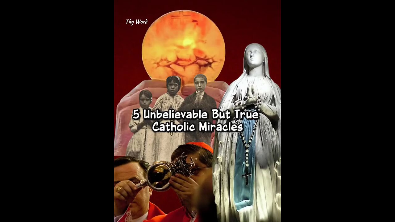 5 UNBELIEVABLE MIRACLES #truth #jesus #mary #joseph #ihs #church #bible #christian #saints #trinity