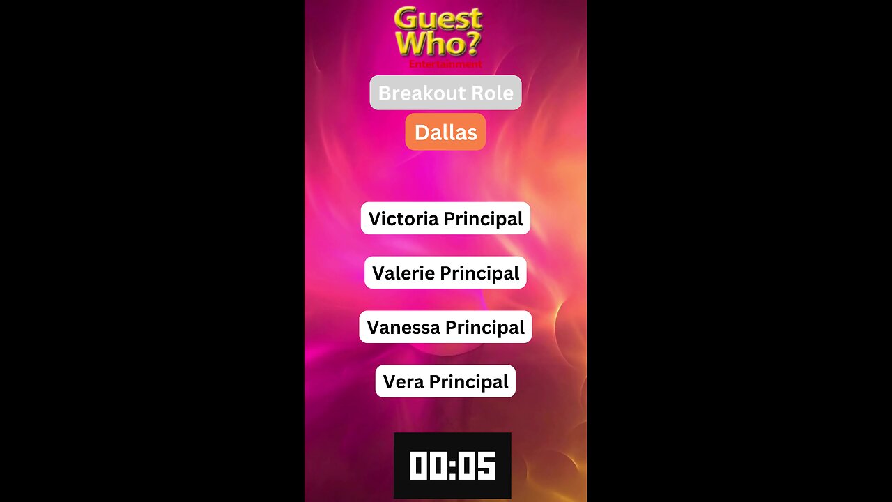 Guest This Actress #259 Like A Quick Quiz? | Dallas