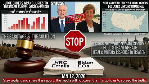 GRAND JURIES Ordered: The Hillary & Biden Cases Converge - The Greatest Treason Cover-Up Unravels