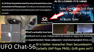 UFO Chat with Paul -56 Secureteam 10 Busted by AI again + Syria UAP Leak UPDATEs +UAP vids analyzed