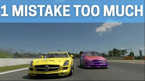 1 Mistake is too much In this Race
